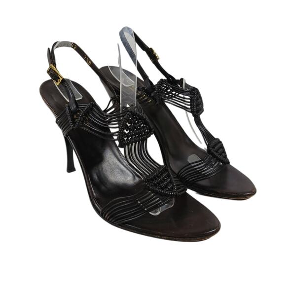 Gucci Vintage Heels/Sandals size 7.5B S2699 - Picture 3 of 13